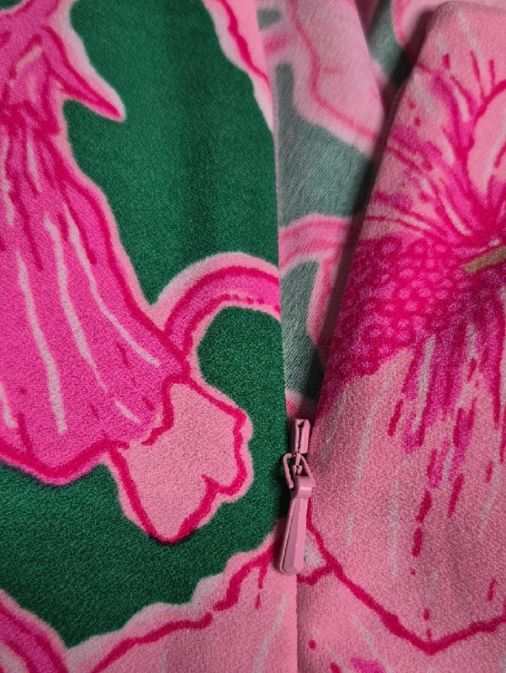 Lilly Pulitzer Pink & Green Floral Maxi Dress - Picture 11 of 11